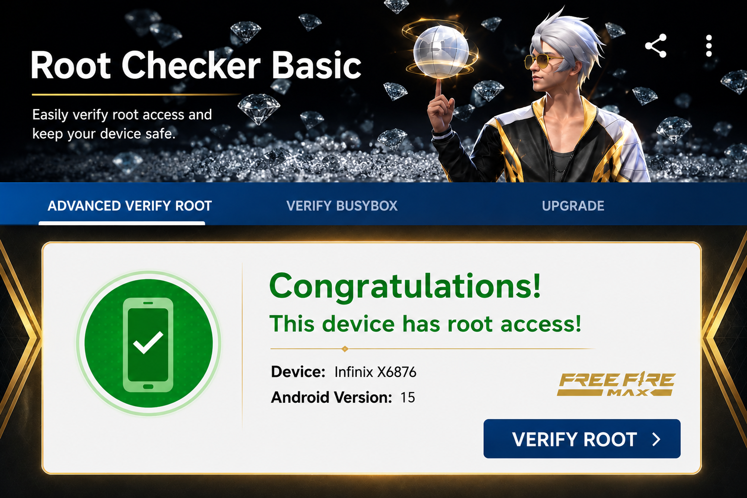 Phone Root + FF Panel 100 % Save 